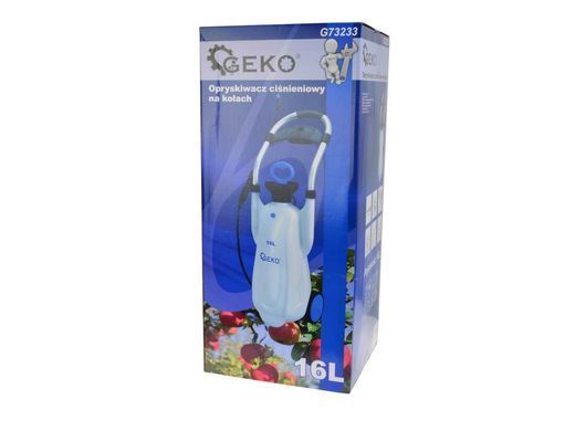 Напірний обприскувач на колесах 16 л Geko G73233
