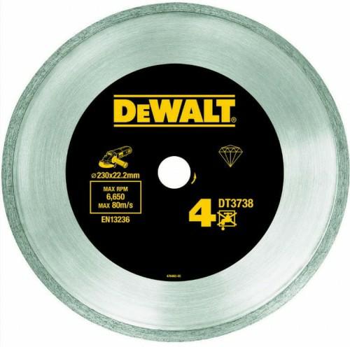 Диск алмазный сплошной DEWALT 230 мм, толщина 2,1 мм, отверстие 22,2 мм