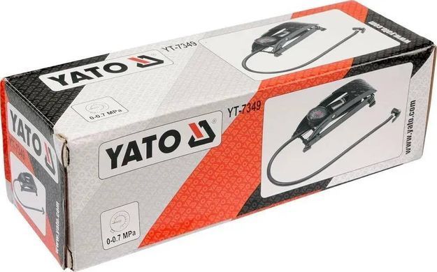Насос автомобільний ножний Yato 7349