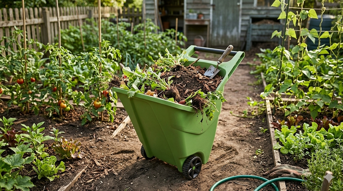 Тачка садова двоколісна 85 л Load and Go пластикова Prosperplast