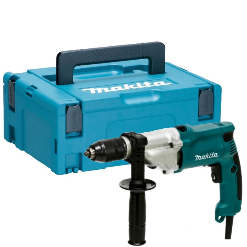 Ударний дриль Makita HP2051H 720 Вт, 2 швидкості, патрон 1,5–13 мм, кейс MAKPAC
