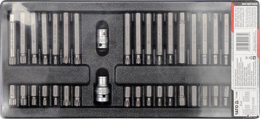Набор бит с держателем Yato YT-5538