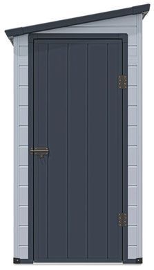 Домик для садового инвентаря 109x192 см Hardmaister Boston Светло-серый