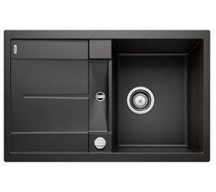 Кухонна мийка Blanco METRA 45 S 525914 - чорний - граніт - прихованого монтажу - злив