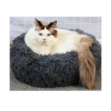 Лежак для собаки или кошки, пушистый, 60 x 30 см (темно-серый) Bass Polska BH 28606