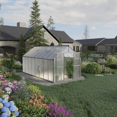 Теплиця Focus Garden Cultivo Sylva 244x489 см Срібляста