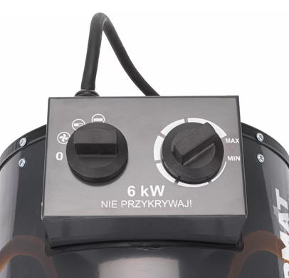 Электрический обогреватель Powermat 6 кВт 400В PM-NAG-6EN