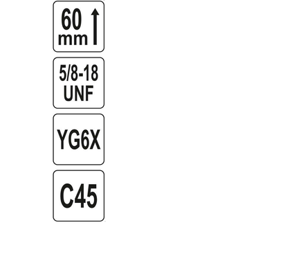 YATO TCT 152 мм 5/8 кільцева пилка універсальна"