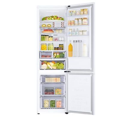 Холодильник Samsung RB38T605CWW - Full No Frost 203 см - выдвижной ящик с контролем влажности