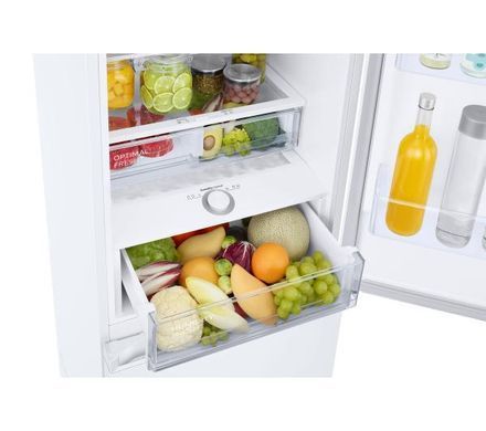 Холодильник Samsung RB38T605CWW - Full No Frost 203 см - выдвижной ящик с контролем влажности