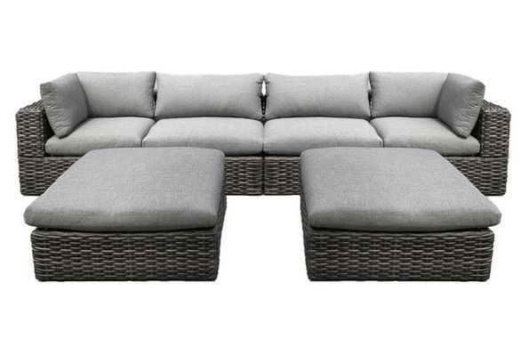 Садові меблі з ротанга Furrore Russel Caffe 005796