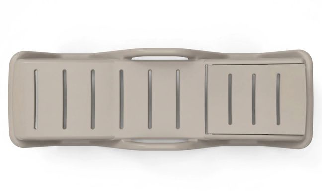 Шезлонг садовий пластиковий MONOBLOCK Taupe комплект 2 шт Bjorkka