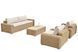 Комплект мебели для террасы и сада JAKARTA CAFFE Beige из техноротанга Furrore