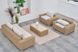Комплект мебели для террасы и сада JAKARTA CAFFE Beige из техноротанга Furrore