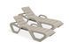 Шезлонг садовий пластиковий MONOBLOCK Taupe комплект 2 шт Bjorkka