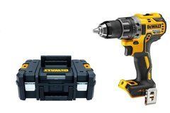 Дрель-шуруповерт Dewalt 18V 70/27нм без аккумуляторов и зарядного устройства Бесщетoчный Tstak Dcd791Nt
