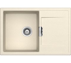 Кухонна мийка Schock Mono D-100 магнолія - граніт, вбудовується в стільницю, сушарка