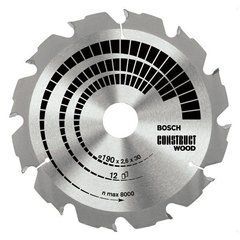 Пиляльний диск Construct wood 210x2, 8x30x14z BOSCH
