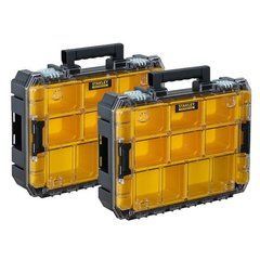 Органайзер з прозорою кришкою 10 комірок, набір 2 шт&nbsp;STANLEY FATMAX PRO-STACK