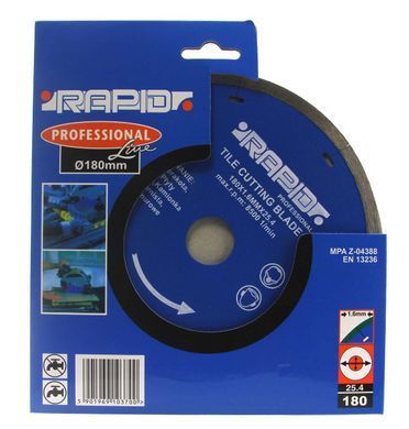 Абразивный диск 180x1.6x25.4 GŁADKA RAPID Mar-Pol M08715