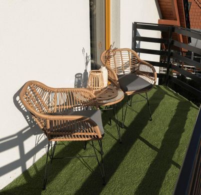 Комплект меблів для балкона бежевий Kubu Focus Garden