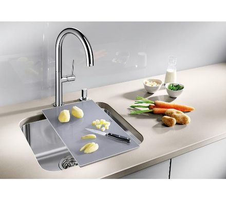 Кухонна мийка Blanco SUPRA 400-U 518201 сталь - підвісна