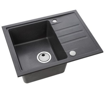 Кухонная мойка Alveus Intermezzo 30 1303091 черный - гранит, встраиваемая в столешницу, сушилка