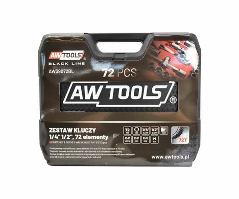 Набір ключів Awtools 72ед 1/2" / 1/4&raquo;