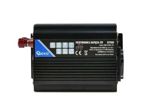 Перетворювач напруги 12 В/230 В 250/500 Вт Geko G17000