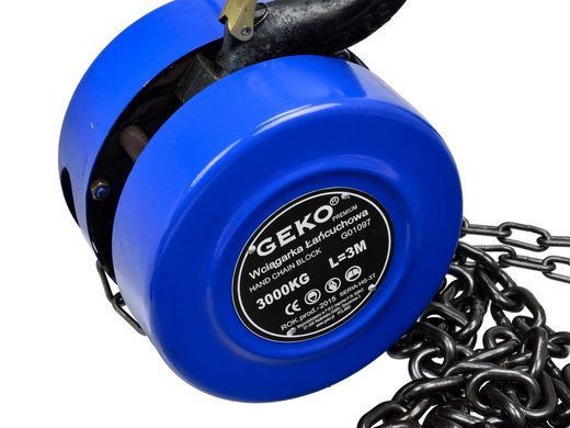 Цепная лебедка 3 т 3 м Geko G01097