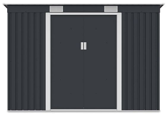 Садовый домик сарай 261x121 см Hardmaister Oregon Темно-серый