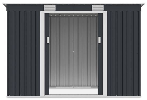 Садовый домик сарай 261x121 см Hardmaister Oregon Темно-серый