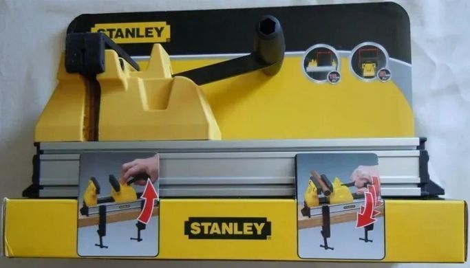 Лещата ​​​​​​​слюсарні 110 мм настільні зі швидким затискачем STANLEY