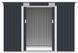 Садовый домик сарай 261x121 см Hardmaister Oregon Темно-серый