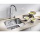 Кухонна мийка Blanco SUPRA 400-U 518201 сталь - підвісна