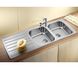 Кухонна мийка вбудована в стільницю з крилом для сушіння Blanco LIVIT 8 S 514798