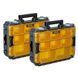 Органайзер з прозорою кришкою 10 комірок, набір 2 шт&nbsp;STANLEY FATMAX PRO-STACK