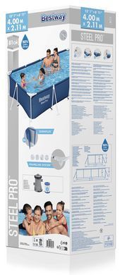 Каркасний басейн прямокутний Bestway 56424