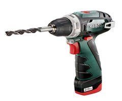 Аккумуляторний шурупокрут Metabo Powermaxx Bs Basic 34/17Nm 1X2,0Ah сумка + акумулятор 12V 2,0