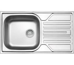 Кухонная мойка Deante LEGATO ZEL 3113 сталь - встраиваемая в столешницу, крыло для сушки