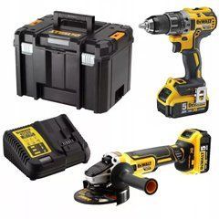 DEWALT НАБІР COMBO 18V DCK2020P2T (DCD791, DCG405) 2x5,0Ah TSTAK