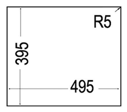Кухонная мойка Teka SQUARE 50.40 TG черный - гранит, подвесная