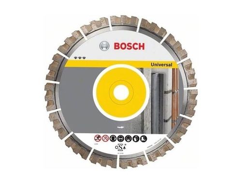 Алмазний відрізний диск 115x22 сегментний універсальний BOSCH
