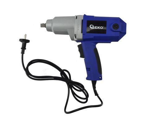 Електричний ударний гайковерт 1/2" + головки Geko G81051