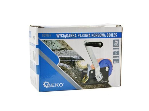 Лебедка с ремнем 363 кг Geko G01084
