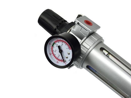 Редуктор повітряний з фільтром і мастилом 3/8" Geko G01177
