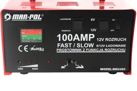 Автомобильное зарядное устройство 100А Mar-pol M82492