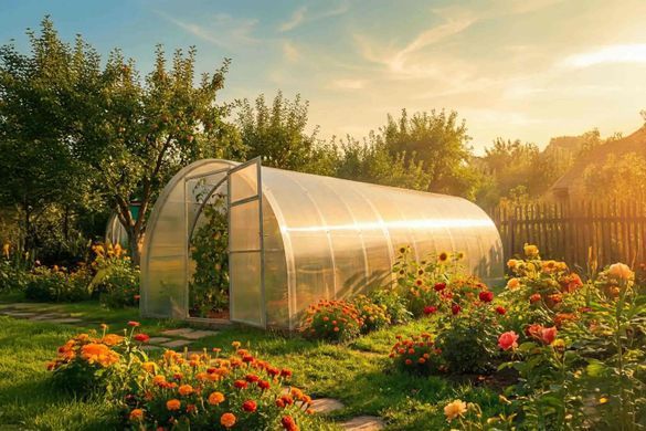 Садовая теплица из поликарбоната 3х8 м 4 мм CEPRA Cultivo