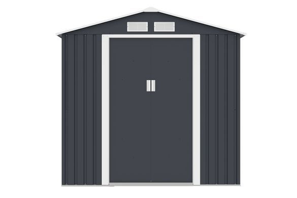 Сарай металевий садовий VECTOR 7x6 Cold Grey Hardmaister