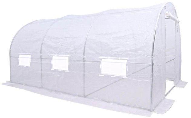 Теплица садовая, парник Focus Garden 3x4,5x2 м белая
